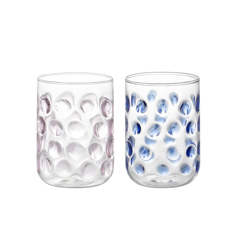 Makukulay na Candy-Dot Glass Breakfast Cup