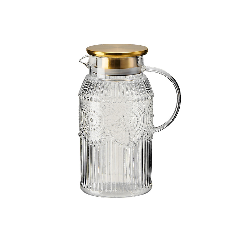 Creative Affordable-Luxury Sunflower Glass Water Pitcher
