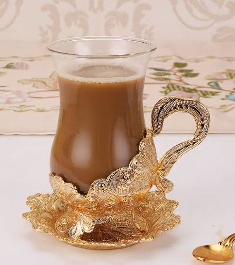 European Creative Maliit na Luxury High-End Exquisite Saucer Teacup Home Set