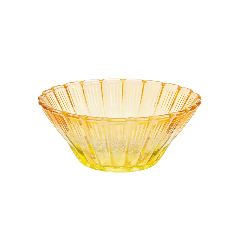 Gradient Petal Glass Salad Bowl para sa Gamit sa Bahay