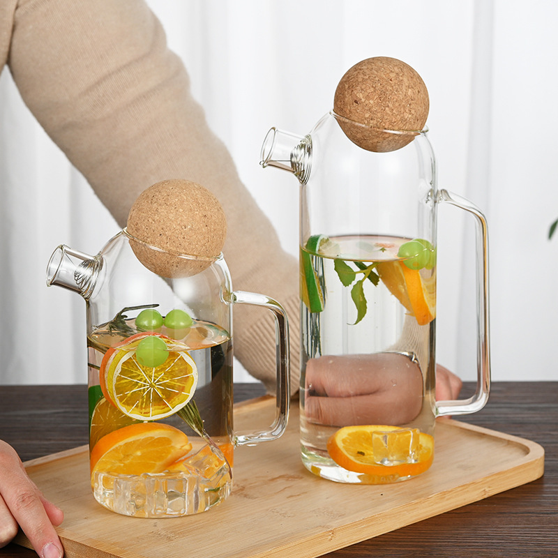 Mataas na Borosilicate Glass Boiling Water Teapot