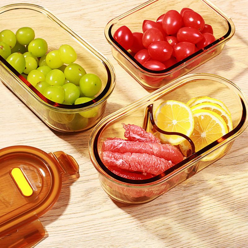 Portable na Glass Lunch Box