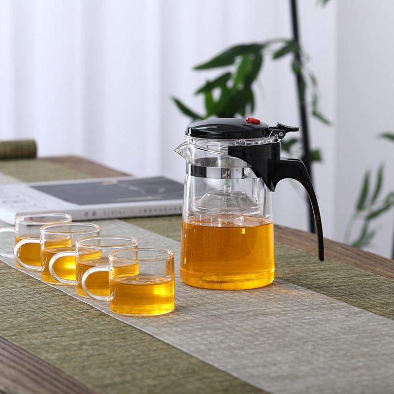 Simpleng glass tea set